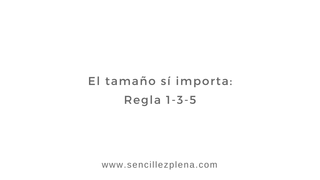 regla 1-3-5